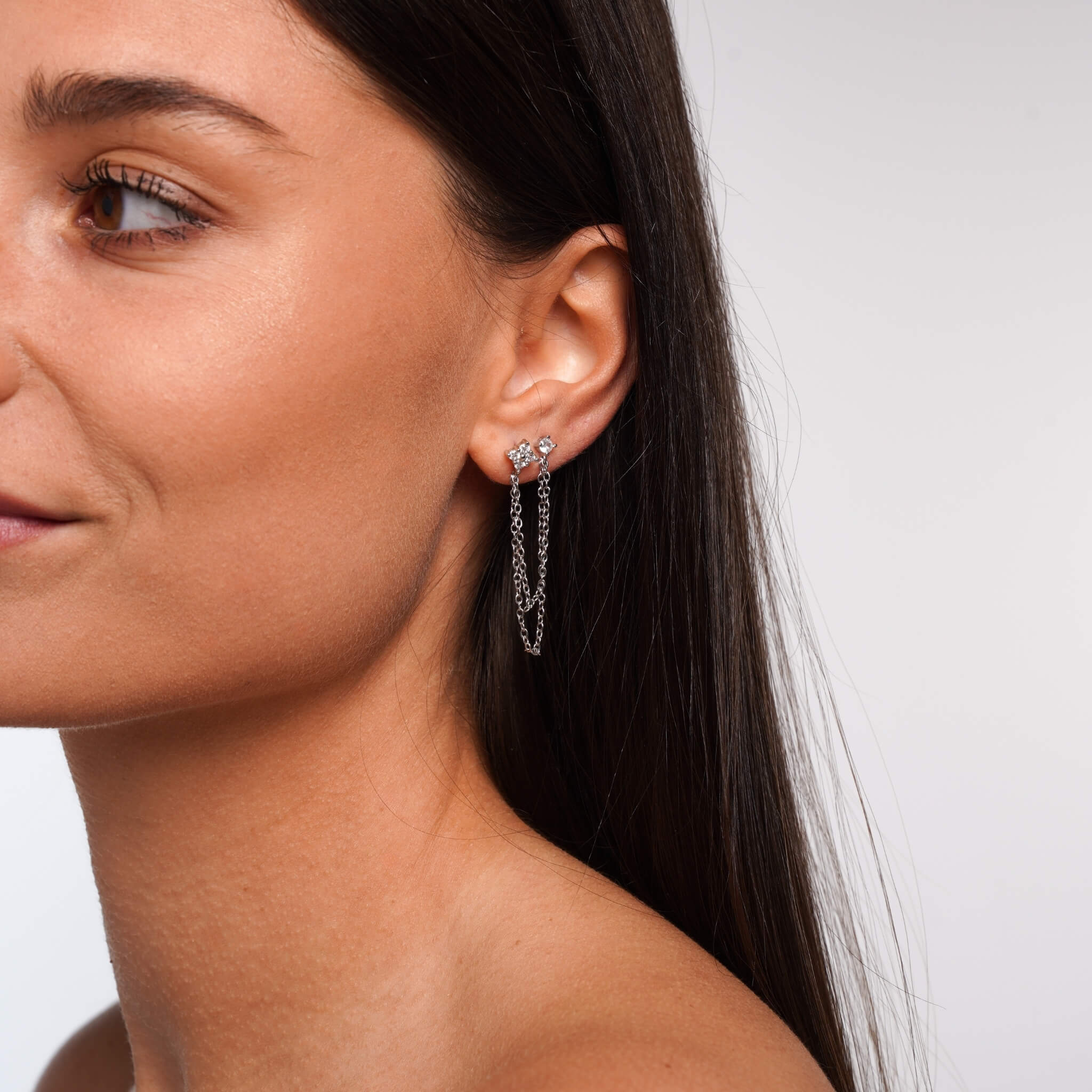 Grace Chain Dangle Earrings