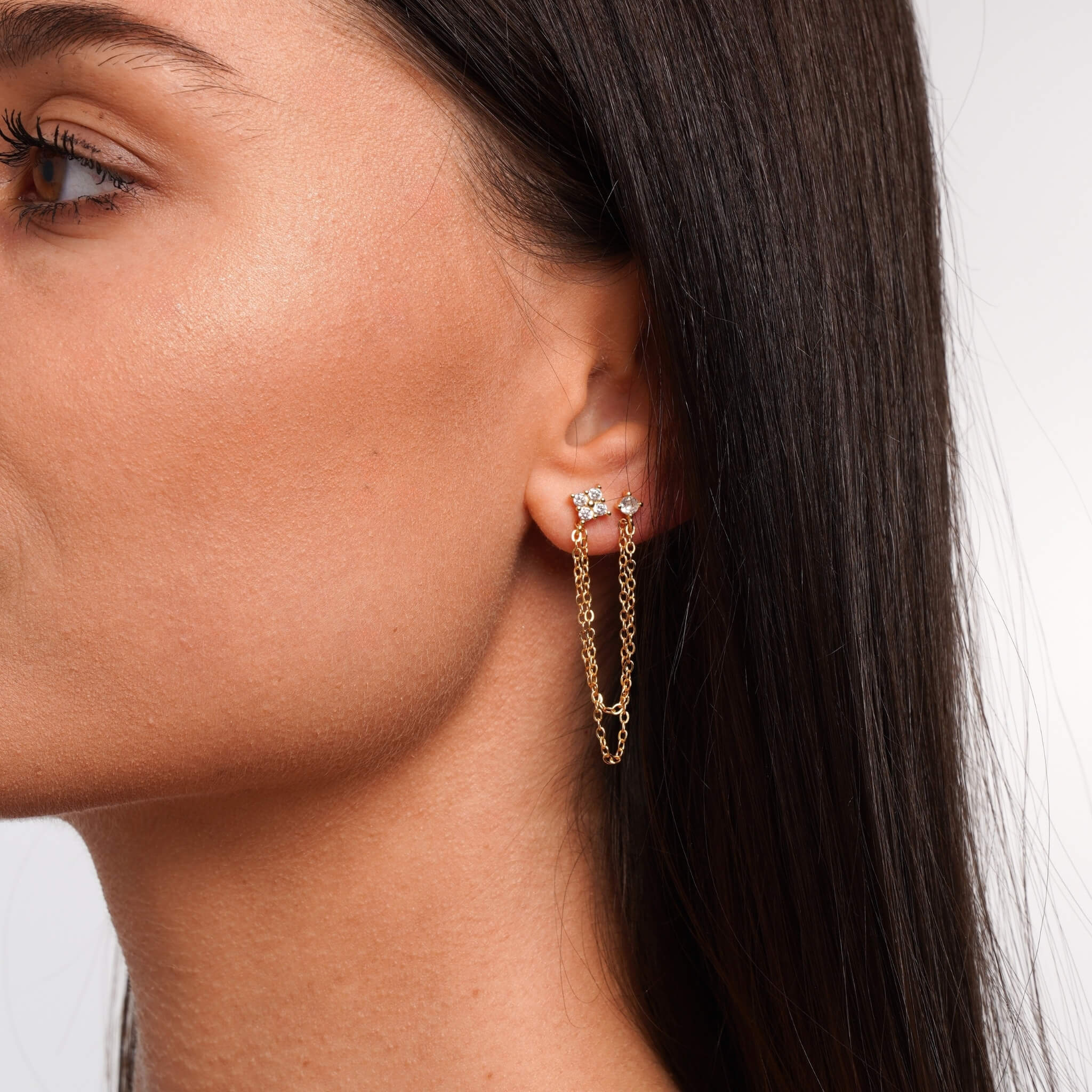 Grace Chain Dangle Earrings